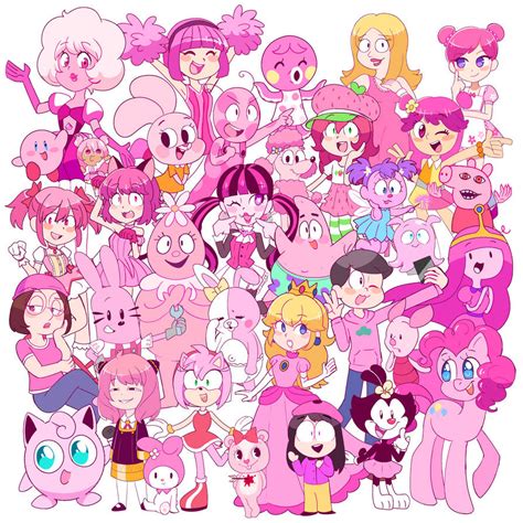 pink tv show characters|Pink Characters From Cartoons